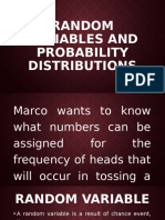 Random Variables and Probability Distributions