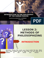 05 Iphp 2 Methods of Philosophizing