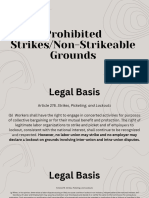 Prohibited StrikesNon-Strikeable Grounds