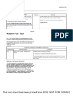 This Document Has Been Printed From SPI2. NOT FOR RESALE: Water in Fuel - Test