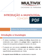 Apostila 8 - Introdução A Imunologia e Componentes Do Sistema Imune