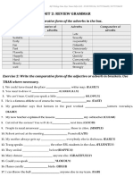 G8 Công - Review Grammar Unit 2