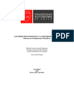 Orden Útimo de Informe Final para Filosofía Del D°