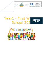 First Week of School 2024 G1