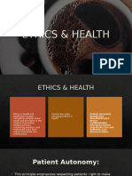 ETHICS & HEALTH Lec 3