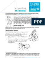 Bottle Feeding Guidance English For Reference