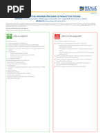 Documento de Información Sobre El Producto de Seguro