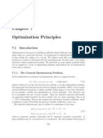 Optimization Principles: 7.1.1 The General Optimization Problem