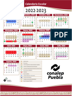 CALENDARIO ESCOLAR 2022-2023 POSTER 50x60 OFICIAL