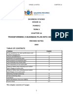 Teachers Copy Business Studies Grade 11 Notes Term 3 Chapter 14