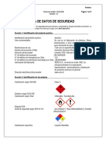 Hoja de Datos de Seguridad 3650011