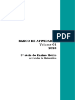 Banco de Atividades 2023 - Matematica - 3a Serie - 01 PDF 1