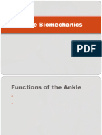 Ankle Biomechanics