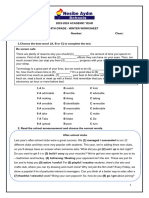 Odev - 8th GR Winter Worksheet