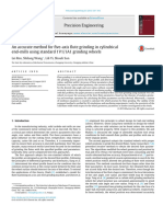 An Accurate Method For Five-Axis Flute Grinding in Cylindrical End Mills Using Standard 1V1 1A1 Grinding Wheel - Ren2016