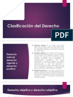 U4. Clasificación Del Derecho