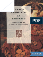 La Fanfarlo y Otras Narraciones - Charles Baudelaire