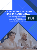 MÓDULO V - Innovación Pedagógica en La Educación Básica Alternativa