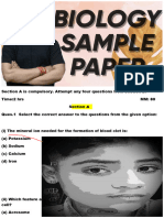 Biology Sample Paper