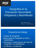 Geografia Educacion