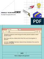 Subject Verb Agreement