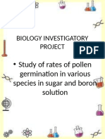 Biology Investigatory Project