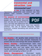 Environmental and Construction Law