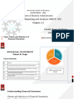 Lecture 2 Nature and Objectives of Financial Statements