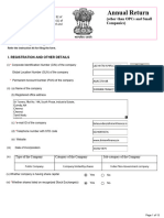 Annual Return Form MGT 7 SFL 2023 24