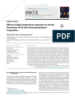 Effects of High-Temperature Exposure On Fractal Dimension of Y-Ash-Based Geopolymer Composites