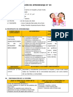 Sesión 4 Practicamos El Respeto y Buen Trato