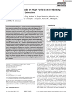 Adv Elect Materials - 2022 - Srimani - Comprehensive Study On High Purity Semiconducting Carbon Nanotube Extraction