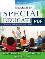 Phillip D. Rumrill, Bryan G. Cook, Andrew L. Wiley - Research in Special Education - Designs, Methods, and Applications-Charles C. Thomas (2011)