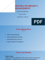 6-Project Planning Phase (Scope Plannning, Stakeholder Planning, Work Break Down Structure, Scheduling Project)