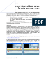 Conversão de Vídeos MP4 (Formato Amv Sem Erros)