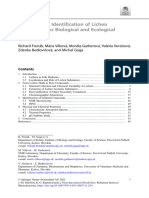 Isolation and Identification of Lichen Substances For Biological and Ecological Roles