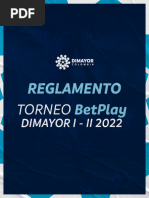 Reglamento Torneo Betplay Dimayor I 2022 VF 2