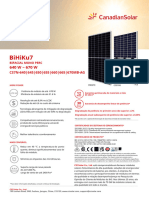 Módulo CanadianSolar CS7N-635W 660W-MB-AG