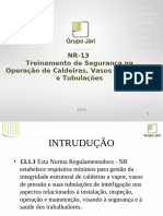 NR-13 - Caldeiras, Vasos de Pressão e Tubulações