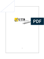 Universidad Tecnologica Boliviana: Carrera Ingenieria en Ecologia Y Medio Ambiente