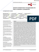 American J Hematol - 2020 - Cho - Haploidentical Vs Matched Unrelated Donor Transplantation For Acute Myeloid Leukemia in