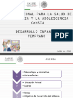 Centro Nacional para La Salud de La Infancia Y La Adolescencia Censia Desarrollo Infantil Temprano