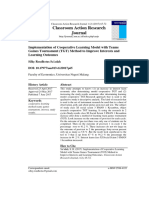 Implementation of Cooperative Learning M