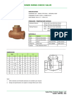 Bronze Swing Check Valve A150TG-RCH