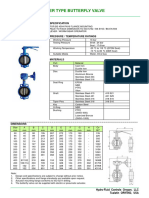 Wafer Type Butterfly Valve B16WC&D-WBU