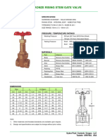 Bronze Rising Stem Gate Valve A150TG-RGA