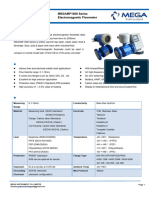 Datasheet - Magnetic Flow Meter - MEGAMF1000 Series