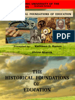 Historical Foundation of Education Ms. Kathleen and Ms. Elvin