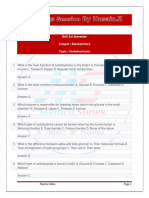 Carbohydrates Mcqs by Medico Slides