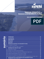 Manual Operativo Do Programa de Saneamento Rural Do CBH para Vfinal